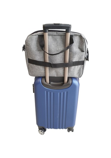 Woys Bags 15.6" Gri Evrak Bilgisayar Notebook Laptop Çantası