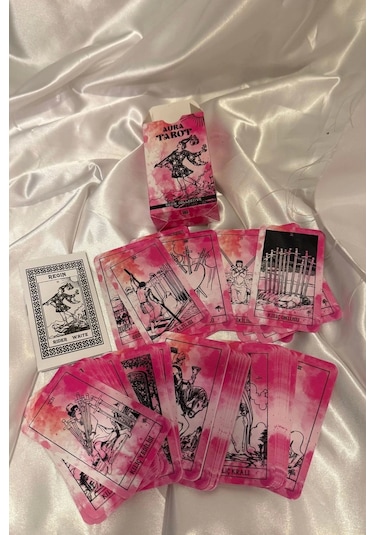 Auro Tarot Orjinal Tarot Kart Aura Tarot Destesi Ve Kitabı Pembe