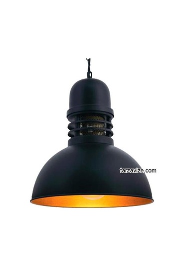 Tarzavize Trt14 Dekoratif Siyah Retro Sarkıt Avize