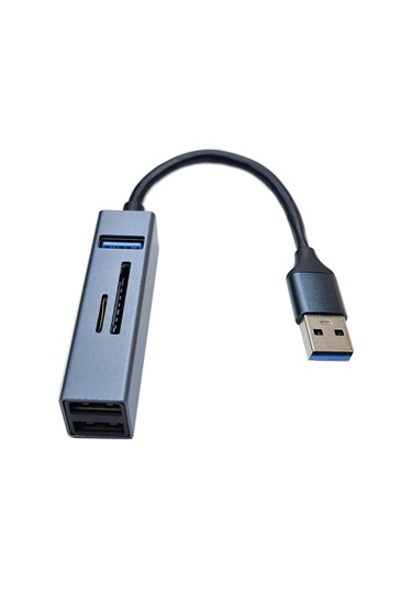 Usb 3.0 2.0 Çoklayıcı Hub + Sd Mikro Kart Okuyucu 5 İn1 Set