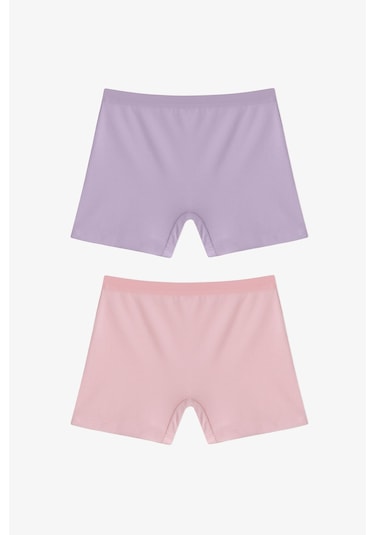 Penti Kız Çocuk Basic 2li Çok Renkli Uzun Boxer