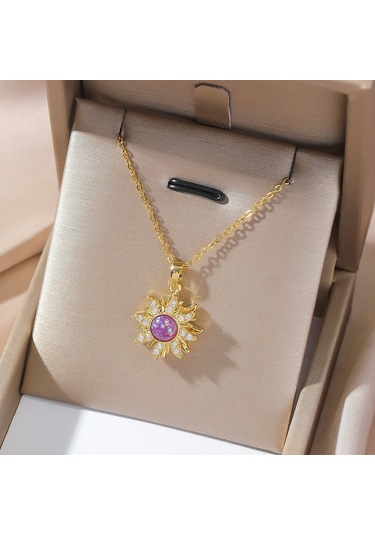 Bayan Kolye: Moda Estetiği Titanyum Çelik Kolye No.340 Çok REnkli