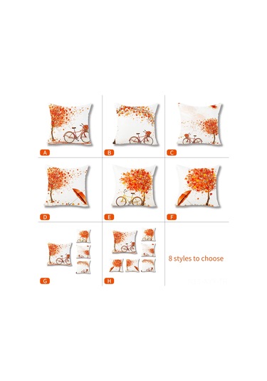 Yaleker 45x45 Cm Pamuk Keten Sevgililer Günü Yastık Kılıfı Model E - Renk: Resimdeki Gibi Diğer