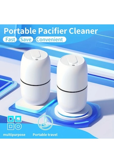 Willowhaven Beyaz Taşınabilir Mini Uv Emzik Temizleme Kutusu Seyahat Çok Yüzeyli Sterilizasyon