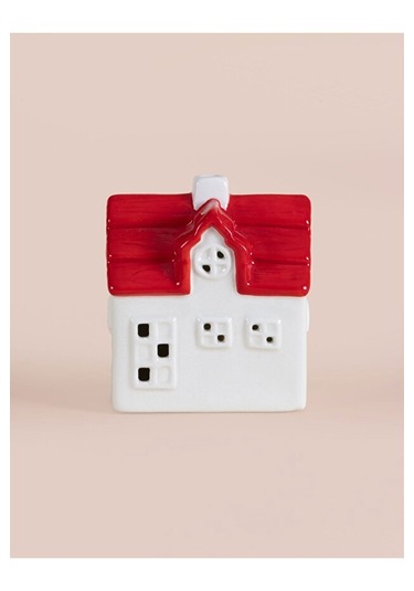 Dekoratif Led Işıklı Yılbaşı Evi 10x7x12 Cm Yılbaşı