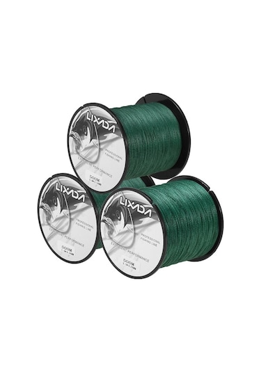 Novahub Lixada 3 Paket 500m Düğümlü Balıkçı İpi 4 İplik Çok Lifli Pe Balık Teli Tuzlu Su Tatlı Su İçin Balık İpi, Tatlı Su Balıkçılığı İçin Uygun