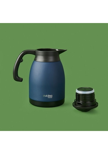 Evidea Kitchen Çay Termosu - Lacivert - 1,5 Lt Lacivert