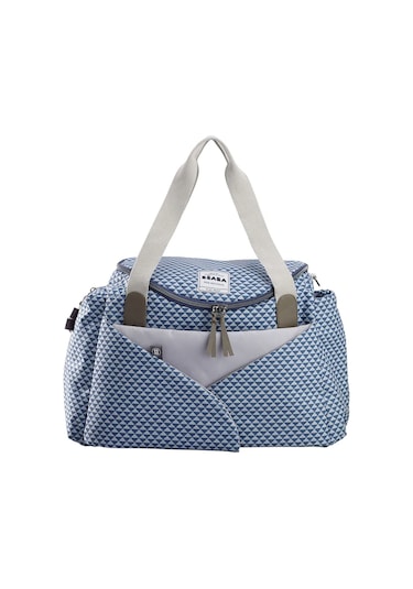 Beaba Sydney Iı Bebek Bakım Çantası Mavi Desenli 44x26x27 Cm