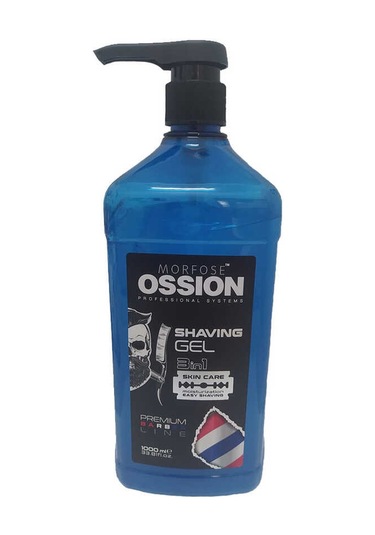 Ossion Premium Traş Jeli 3 İn 1 1000 Ml