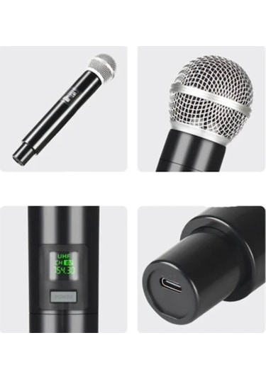 Ultratekno Wn-06 Amfi Hoparlör Ses Sistemi İçin Telsiz Mikrofon