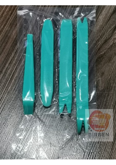 Araç Oto Teyp Torpido Kapı Sökme Aparatı Araç 4'Lü Set4 Yeşil N11.3378
