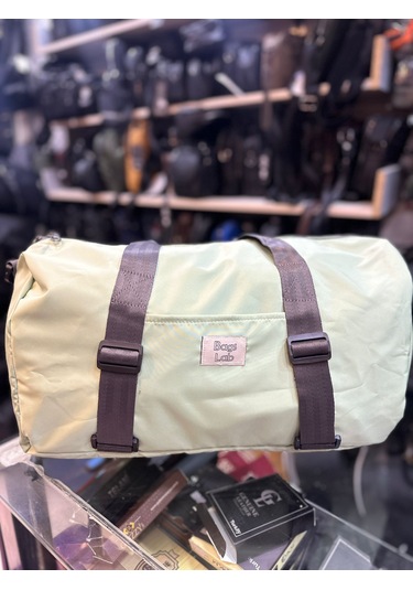 Bagslab Yeşil Su Geçirmez Kumaş Seyahat Spor Çantası-1010 Yeşil