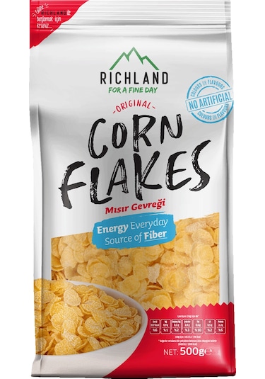 Richland Cornflakes Kahvaltılık Mısır Gevreği 500 G