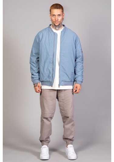 İndigo Regular Fit /krinkıl Kumaş İçi Kapitone Pilot Erkek Ce... Indıgo