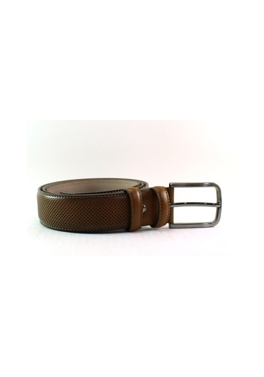 Mentor Regalo Deri Kemer Kahve Lazer Desen 81054