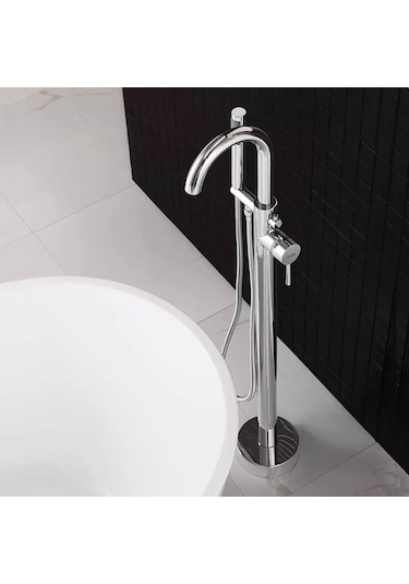 Fause Ayaklı Yerden Küvet Bataryası Adonis Kkb105 Krom