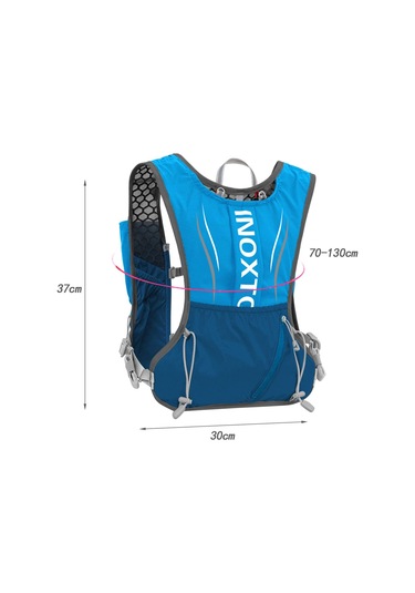 Suntek Hidrasyon Paketi Yeleği, Ayarlanabilir Koşu Takımı Mavi