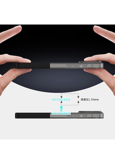 Apple Uyumlu iPhone 16 Pro Max Kılıf M-safe Şarj Özellikli Mıknatıslı Redclick Duble Kapak