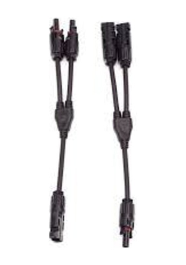 10 SET SOLAR KABLOLU 2'Lİ KONNEKTÖR Y TİPİ (DİŞİ + ERKEK SET HALİ