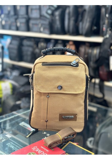 Trg Polo Taba Erkek El Keten Çanta Açık Taba