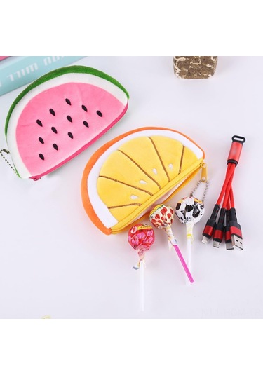 Suofeng Meyve Desenli Süper Yumuşak Kısa Kadife Cüzdan Seti: 5 Adet Çarpıcı Portföy, Telefon & Kart Çantası, Çeşitli Renk Seçenekleri Renkli