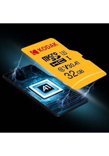 Ulzyvf Yüksek Hızda 4k Video Kaydı İçin Mikro Sd Kart - 100mb/s Okuma, 80mb/s Yazma, Suya Ve Sıcağa Dayanıklı, Daha Hızlı Performans