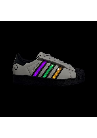 Adidas Superstar Led Lights Çocuk Günlük Spor Ayakkabı C-adıjs1290f10a00 Beyaz