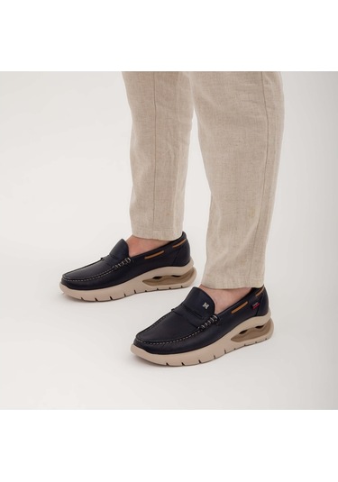 Callaghan Erkek Hakiki Deri Mavi Casual Ayakkabı 618 47501 Erk Ayk Y22 Azul Çok Renkli