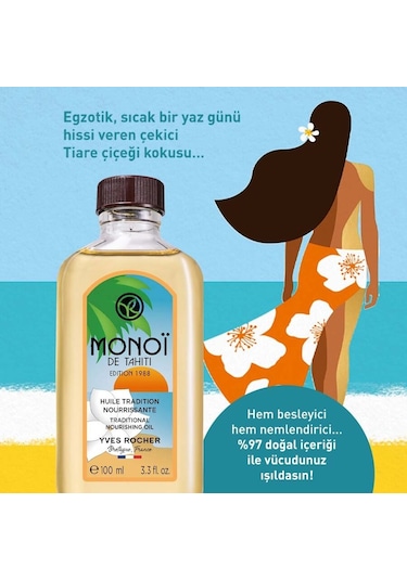 Yves Rocher Monoi Saç ve Vücut Yağı 100 ML