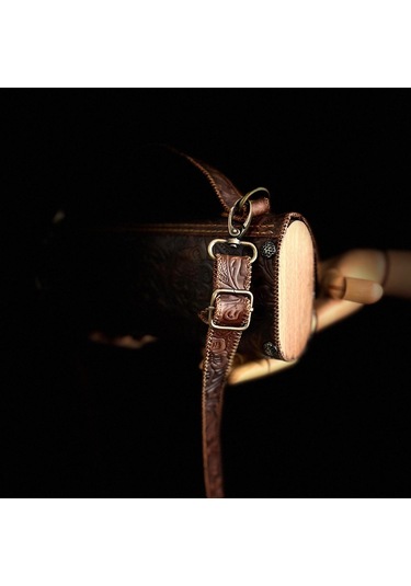 Hakiki Deri, El Yapımı Bayan Çanta, Bayan Cüzdan Larissa V39 Acı Kahverengi