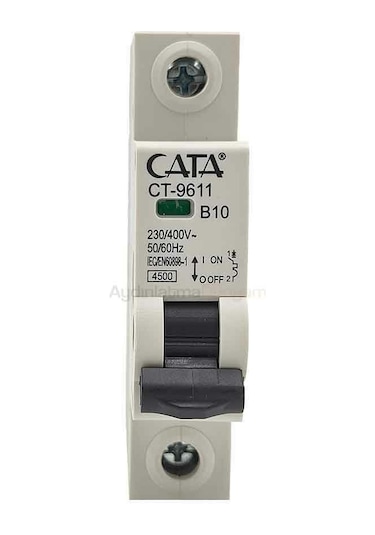 Cata 1x10amper W Otomat Monofaze Sigorta Ct-9611