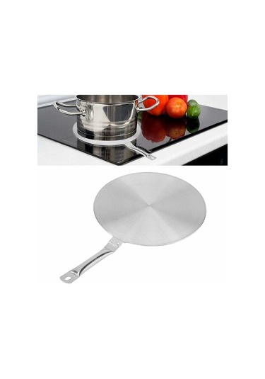 İndüksiyonlu Ocak Adaptörü İndüksiyon Plakalı Tencere Tencere Isıtıcı Saplı Isıya Dayanıklı İndüksiyonlu Ocak Difüzörü 20 Cm