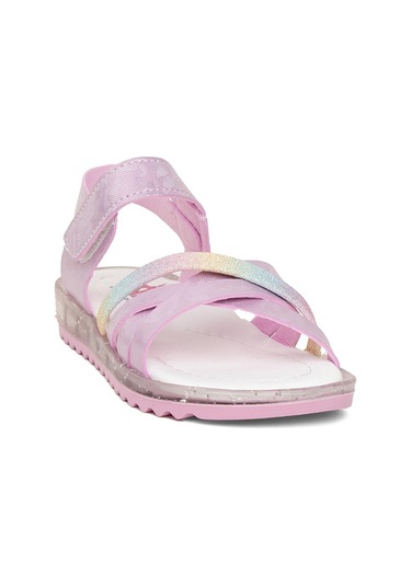 Minican Şa P K 011 Patik Kız Çocuk Düz Sandalet Pembe Pembe