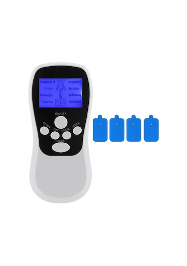 Butu Çok İşlevli Düşük Frekanslı Darbe Meridyen Fizyoterapi Masaj Aleti, Renk: Beyaz Standart Çok Renkli