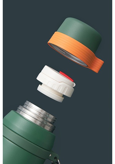 Shotay Camper Çelik Termos Unisex Matara 1500 Ml. Sht-st-8216-3 Yeşil