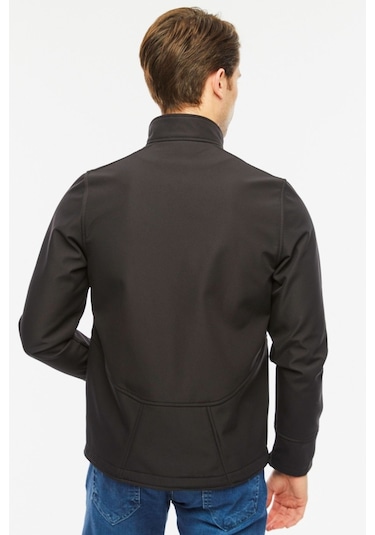 Uniprom Softshell Mont Içi Polarlı Su Ve Rüzgar Geçirmez Pro Model Siyah Erkek Siyah