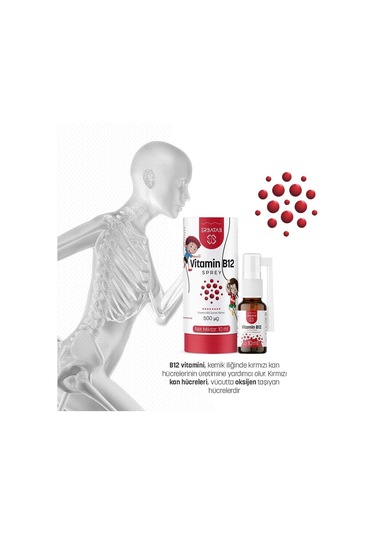 Erbatab Metilkobalamin B12 Sprey 10 ML