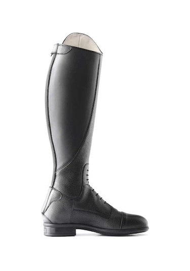 Tattini Unisex Hakiki Deri Siyah Medium Binici Cizmesi Çizme 990 Breton Cızme Black- Medıum Siyah