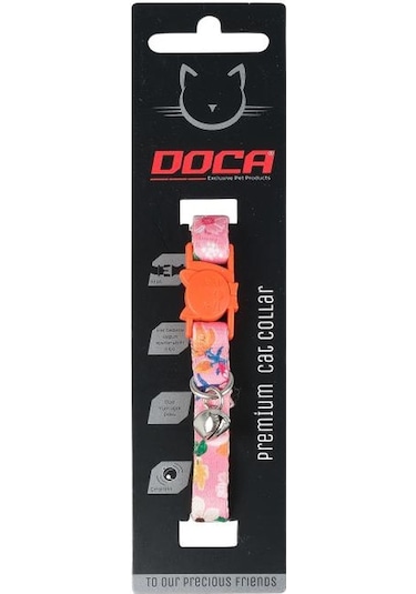 Doca Premium Spring Desenli Kedi Boyun Tasması