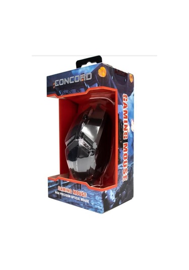 Concord C-21 Kablolu 2400 DPI RGB 4 Tuşlu Işıklı Oyuncu Mouse Fare