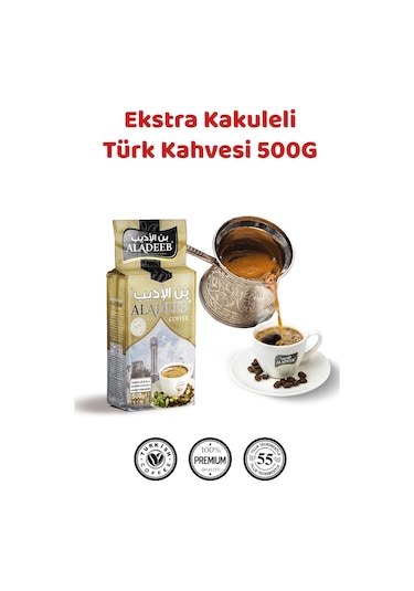 Aladeeb Ekstra Kakuleli Türk Kahvesi 500 G
