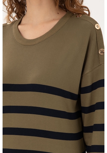 U.s. Polo Assn. Kadın Haki Kazak /triko 50297070-vr027 Haki