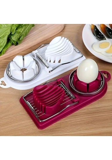 Buffer Çok Fonksiyonlu Eşit Yumurta ,meyve Dilimleyici Kesici Aparat Çok Renkli
