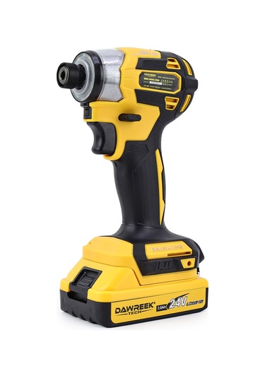 Dawreek Akülü Torklu Vidalama/Somun Sıkma Makinesi - Sarı