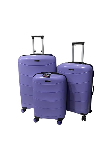 Abs 4 Tekerlekli Kırılmaz Bavul Set Yerli Üretim 001