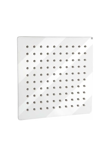 Ahlez Paslanmaz 304 Kalite Ankastre İnce Tepe Duş Başlığı Krom 20 x 20 cm Krom