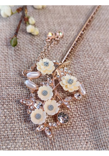 Villovatik Topuz İğnesi Leandro Sarı 156466384 Gri