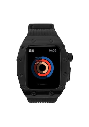 Watch 44mm Uyumlu Krd-65 Zore Kordon-beyaz-siyah