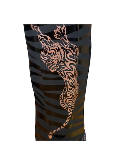 Dragondo 40713-p Tiger Kaval Ayak Koruyucu Muay Thai Kick Boks Kaval Koruyucu Siyah