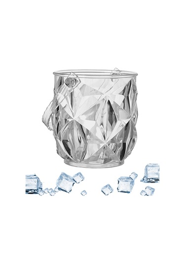 Homyl Şampanya Şişeleri Için İçecek Soğutma Küveti Otel Berrak Kristal Çok Renkli